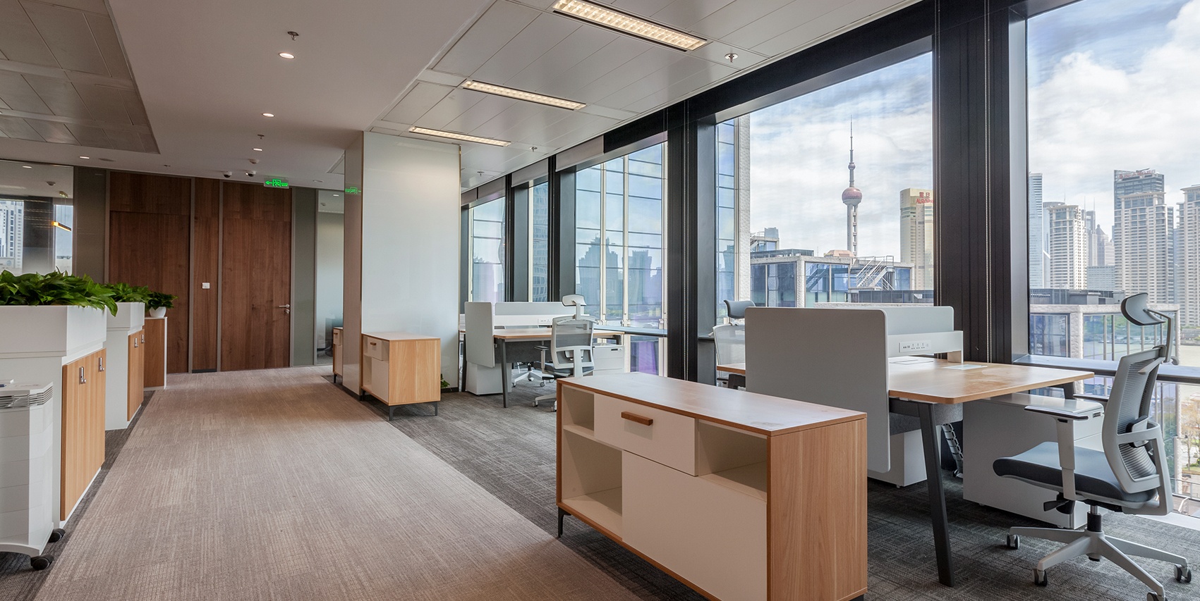 2100平金融機構辦公室設計布局方案-第4張圖片-上海古都建筑設計集團
